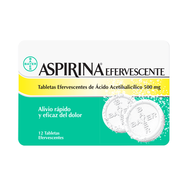 Aspirina Efervecente Mg Cj X Tabletas