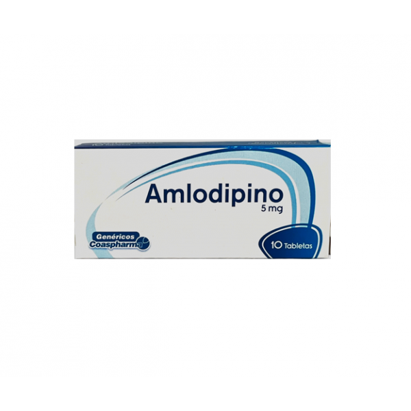 Amlodipino 5mg Caja X 10 Tabletas 2322