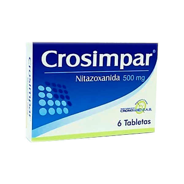 Crosimpar Nitazoxanida Mg Caja X Tab