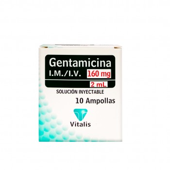 Gentamicina 160mgx2ml Caja...