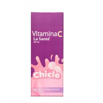 Vitamina C Chicle 500mg...